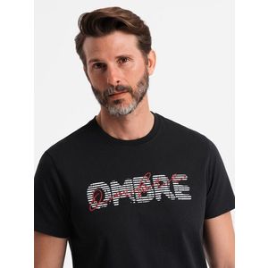 Ombre Clothing Triko Černá obraz