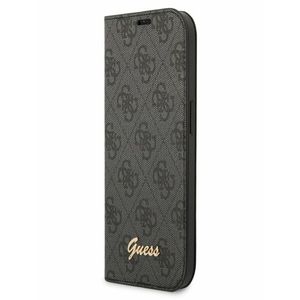 Guess PC/TPU 4G Metal Camera Outline Book iPhone 14 Pro Black Obal Fialová obraz