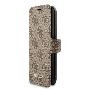 Guess 4G Book iPhone 11 Brown Obal Fialová obraz