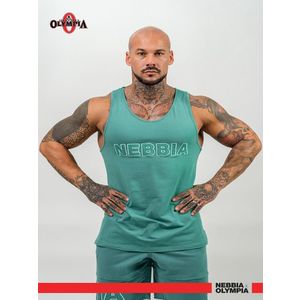 Nebbia Strength Tílko Zelená obraz