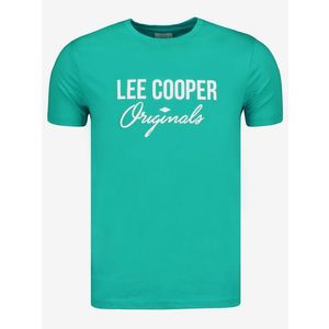 Lee Cooper Logo Triko Modrá obraz