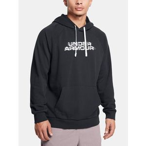 Under Armour UA Rival Flc Txtr CG Hoodie Mikina Černá obraz