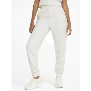 Puma ESS+ Embroidery High-Waist Tepláky Bílá obraz