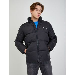 Tommy Jeans Signature Puffer Bunda Černá obraz