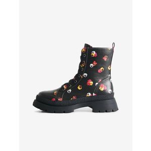 Desigual Boot Flowers Kotníková obuv Černá obraz