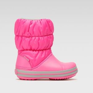 Kotníkové boty Crocs WINTER PUFF BOOT T 14613-6TR Materiál - Croslite, Látka/-Látka obraz