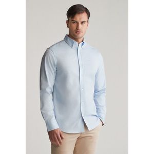 KOŠILE GANT REG PINPOINT OXFORD SHIRT LIGHT BLUE obraz