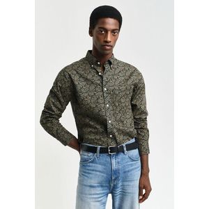 KOŠILE GANT REG PAISLEY PRINTED SHIRT TARTAN GREEN obraz