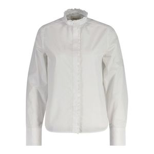 KOŠILE GANT REG SOLID FRILL DETAIL SHIRT WHITE obraz