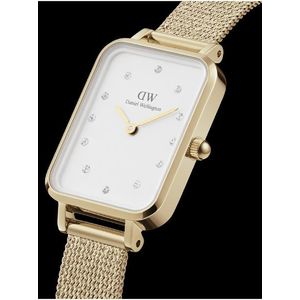 Dámské hodinky ve zlaté barvě Daniel Wellington Quadro Lumine obraz