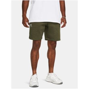 Khaki kraťasy Under Armour UA Essential Fleece Shorts obraz