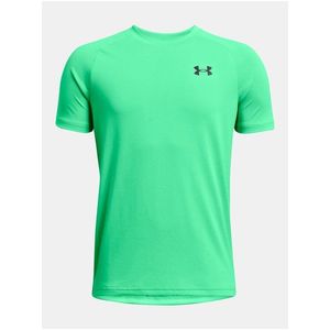 Zelené klučičí sportovní tričko Under Armour UA Tech 2.0 SS obraz