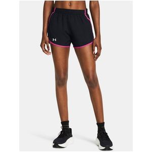 Černé dámské sportovní kraťasy Under Armour UA Fly By 3'' Shorts-BLK obraz