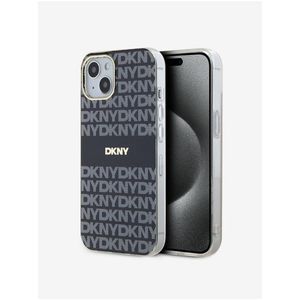 PC/TPU Repeat Pattern Tonal Stripe Magsafe Zadní Kryt pro iPhone 13 Black DKNY obraz