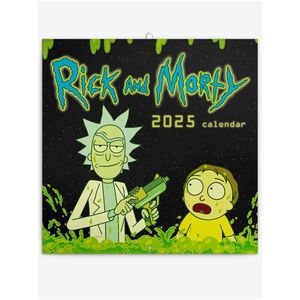 NOTIQUE Poznámkový kalendář Rick a Morty 2025, 30 x 30 cm obraz