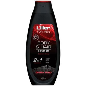 Lilien pánský sprchový gel a šampon 2v1 - Dark Red 400 ml obraz