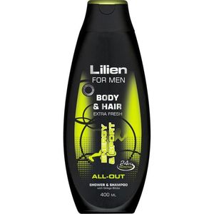 Lilien pánský sprchový gel a šampon 2v1 - All-Out 400 ml obraz