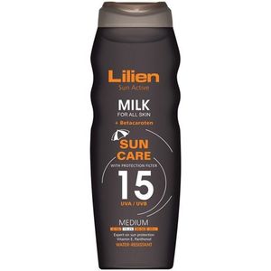 Lilien Sun Active opalovací mléko OF 15 - 200 ml obraz