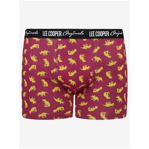 Pánské boxerky Lee Cooper Patterned tmavě červená M Lee Cooper obraz