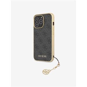 Guess 4G Charm Zadní Kryt pro iPhone 13 Pro Max Grey obraz