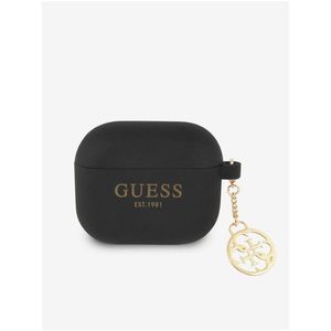 Guess 4G Charm Silikonové Pouzdro pro AirPods 3 Black obraz