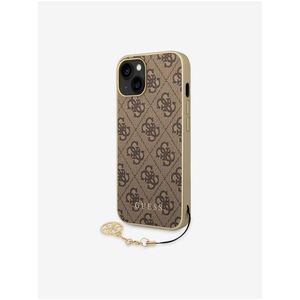 Guess 4G Charm Zadní Kryt pro iPhone 14 Brown obraz