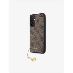 Guess 4G Charm Zadní Kryt pro Samsung Galaxy A34 5G Brown obraz