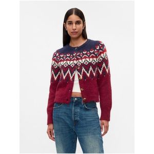 Crop kardigan Fair Isle GAP obraz