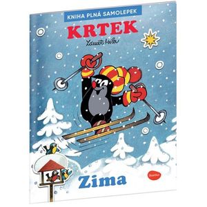 KRTEK a ZIMA ─ Kniha samolepek obraz