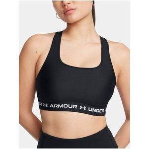 Dámská podprsenka Under Armour Crossback Mid Bra-BLK obraz