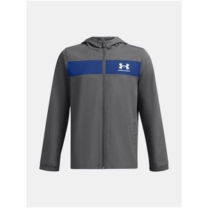 Chlapecká bunda Under Armour UA Sportstyle Windbreaker-GRY obraz