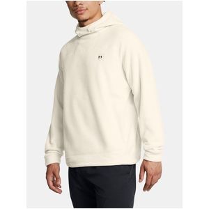 Pánská mikina Under Armour UA Expanse Fleece Hoodie-WHT obraz