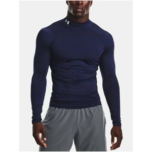 Pánské tričko Under Armour UA HG Armour Comp Mock LS-BLU obraz