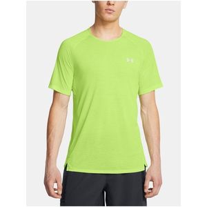 Pánské tričko Under Armour UA TRAIL RUN SHORTSLEEVE-GRN obraz