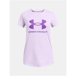 Dívčí tričko Under Armour UA G SPORTSTYLE LOGO SS-PPL obraz