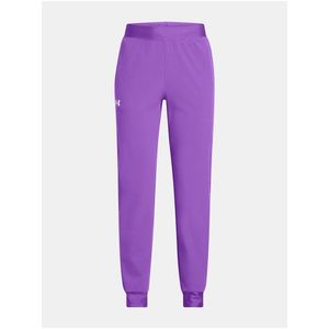 Dívčí tepláky Under Armour UA Rival Woven Jogger-PPL obraz