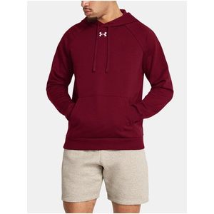 Pánská mikina Under Armour UA Rival Fleece Hoodie-RED obraz