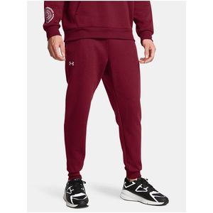 Pánské tepláky Under Armour UA Rival Fleece Joggers-RED obraz