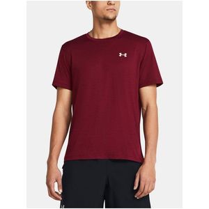 Pánské tričko Under Armour UA LAUNCH SHORTSLEEVE-RED obraz