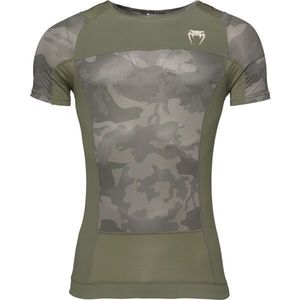 Venum G-FIT AIR RASHGUARD Pánské sportovní triko, khaki, velikost obraz