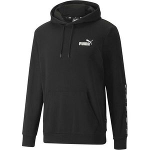 Puma ESSENTIALS + TAPE HOODIE TR Pánská mikina, černá, velikost obraz