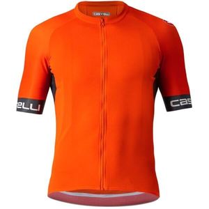 Castelli ENTRATA IV Pánský cyklistický dres, oranžová, velikost obraz