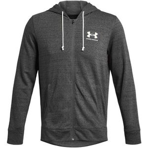 Under Armour RIVAL TERRY LC FZ Pánská mikina, šedá, velikost obraz