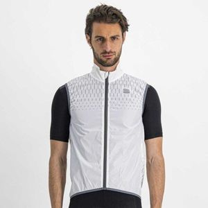 Sportful REFLEX VEST Pánská cyklistická vesta, bílá, velikost obraz