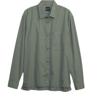 GAP GARMENT DYED TWILL Pánská košile, khaki, velikost obraz