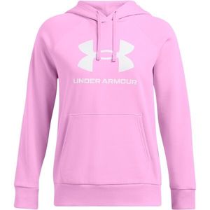 Under Armour RIVAL FLEECE BIG LOGO Dámská mikina, růžová, velikost obraz