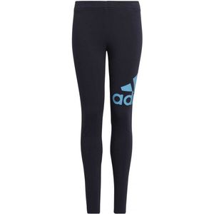 adidas BIG LOGO LEGGINGS Dívčí legíny, tmavě modrá, velikost obraz