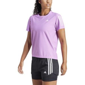 adidas OWN THE RUN TEE Dámské běžecké tričko, fialová, velikost obraz