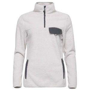 FUNDANGO VINONA FLEECE PULLOVER Dámská mikina, bílá, velikost obraz