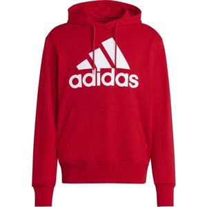 adidas BIG LOGO HOODIE Pánská mikina, červená, velikost obraz